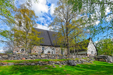 Obraz premium Church of The Holy Cross in Rauma, Finland