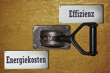Schild 107 - Effizienz