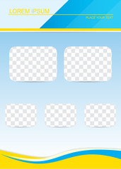 Brochure or cover design.