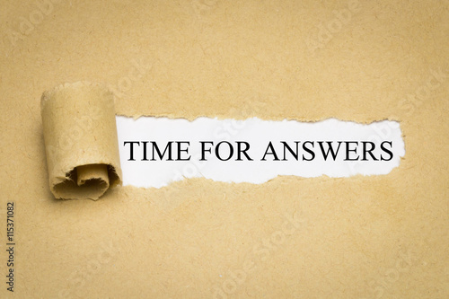 "Time for Answers" Stock photo and royaltyfree images on Fotolia.com