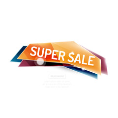 Vector colorful sale banner