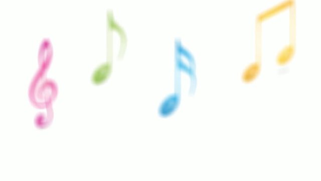 Musik, Noten, Schl&uuml;ssel, Logo