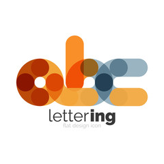 Letter logo business icon