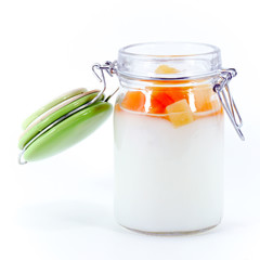 Jelly Pudding and Fruit cocktail.