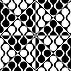 Seamless Curved Shape Pattern