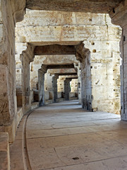 Roman amphitheatre in Arles - Southern France