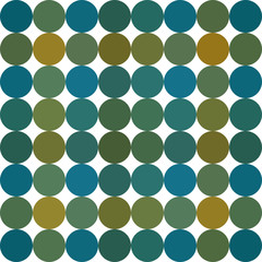 Regular pattern with circle geometric shapes on white background