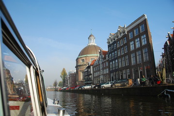 Visite sur les canaux d'Amsterdam