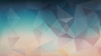 Abstract low poly background of triangles