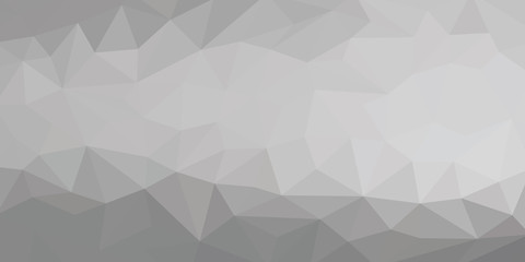 Obraz premium Gray tone low poly abstract background vector design
