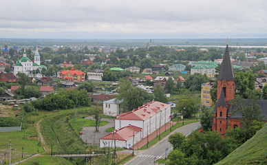 one of many churches in Tobolsk