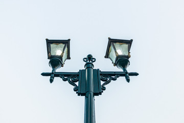 An old lamp stand in the Park.