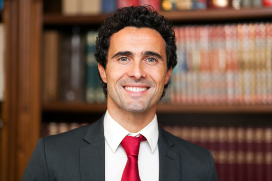 Confident lawyer portrait