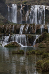 Obraz premium The Jiulong (nine dragon )waterfall yunnan, china.