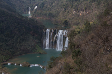 The Jiulong (nine dragon )waterfall yunnan, china.