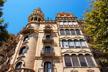 Obraz premium Casa Rocamora in Eixample district in Barcelona