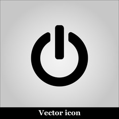 On Off switch web icon, vector illustration