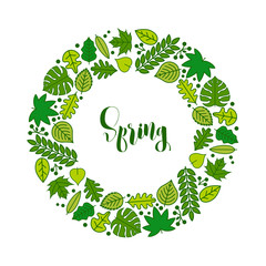 Line Spring Leaf Frame