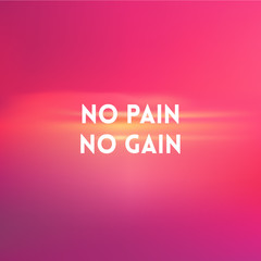 square blurred background - sunset colors With motivating quote