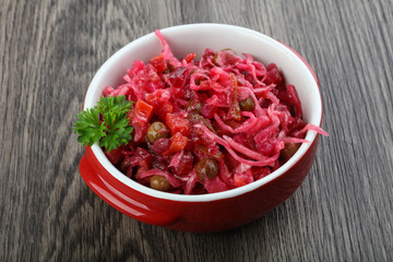 Viniagrette russian salad