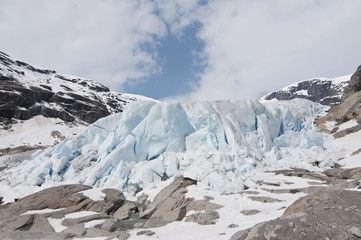 Nigardsbreen glacier, Norway / Nigardsbreen is a glacier arm of the large Jostedalsbreen glacier.