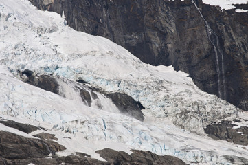 Boyabreen glacier, Norway / Boyabreen is a glacier in the Fjaerland area in Sogndal Municipality in Sogn og Fjordane county, Norway.