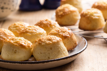 scone with cheese - 115381492