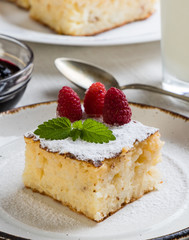 traditional baked rice pudding