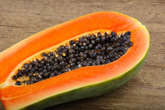Slice papaya