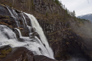 Norway / There are mountains plunging into the sea from hundreds of metres, fjords, tall mountain...
