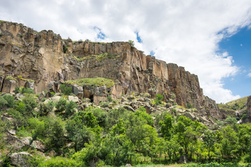 Fototapeta na wymiar Ihlara valley in Cappadocia, Turkey