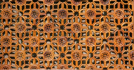 wood carving of window in Song dynasty, China
- 115383404