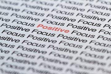 Fototapeta premium focusing on positive thoughts
