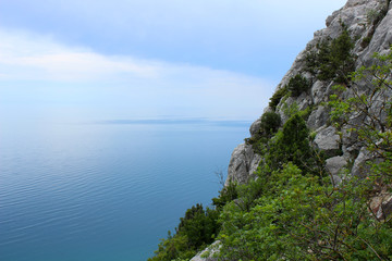 Fototapeta premium sea sky and rocks