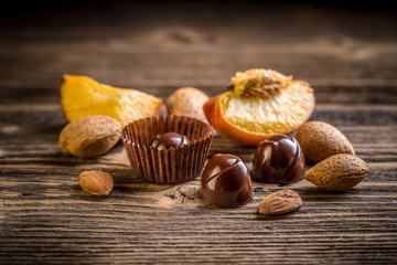 Fine chocolate bonbon