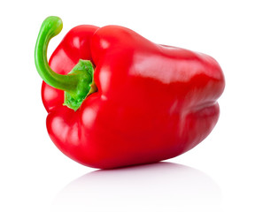 Red pepper isolated on a white background
