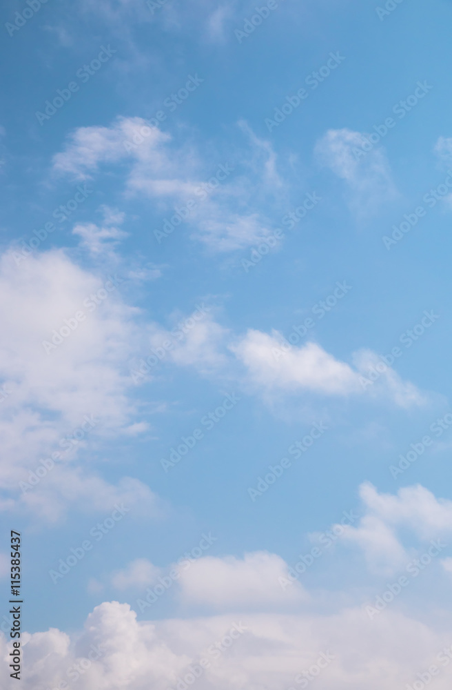 Wall mural abstract background with bokeh defocused beautiful flame clouds in the sky