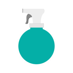 simple flat design spray bottle icon vector illustration