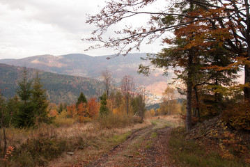 Beskidy jesienią, Skrzyczne © Kana