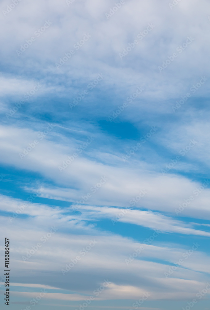 Wall mural abstract background with bokeh defocused beautiful flame clouds in the sky