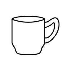 Drink concept represented by coffee mug icon. Isolated and flat illustration 