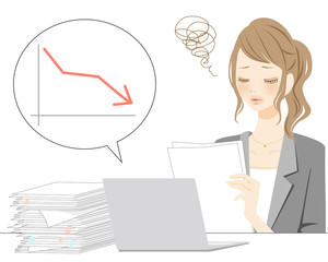 グラフ　ショック　スーツ　女性