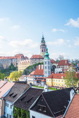 Obraz premium View of Cesky Krumlov valley - Czech Republic