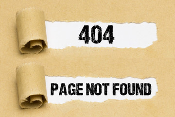 404 Page nof found