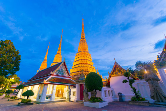 Wat Pho in Bangkok, Thailand.