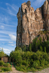 Entrance to Lena Pillars National Park