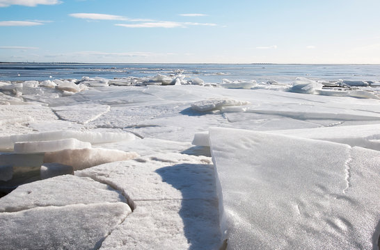 Ice on the Gulf of Finland in March