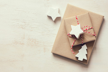 Christmas or New Year presents background