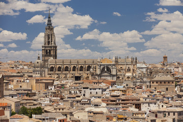 Fototapeta premium The Toledo Cathedral also known as the Primate Cathedral of Saint Mary of Toledo 