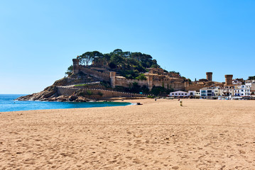 Tossa de Mar Castle. Costa Brava, Spain